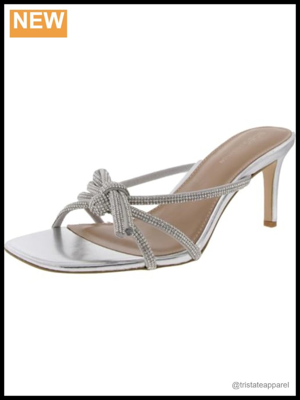 Faux Leather Slingback Kitten Heel Sandal Square Toe Dress Special Occasion